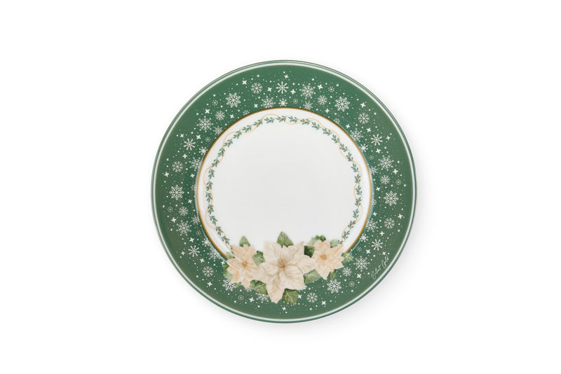 NUVOLE DI STOFFA Piattini Dolce e Frutta "SILENT GOLD" — Set da 2 pezzi