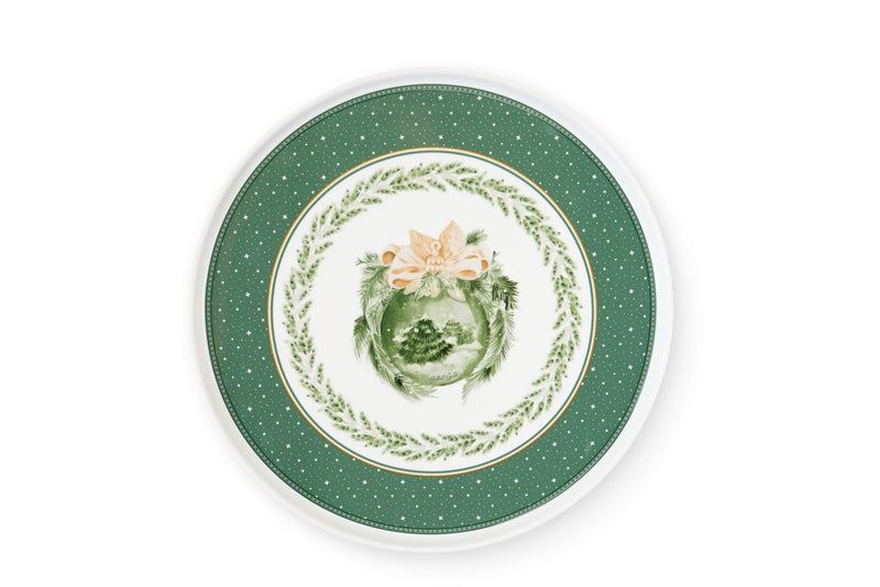 NUVOLE DI STOFFA Set Piatto con Paletta "SILENT GOLD" D.32 cm
