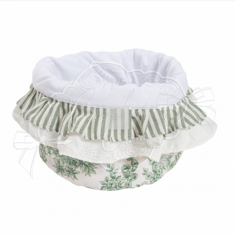 L. ETOILE GREEN BREADBIN D. 24xH.20CM