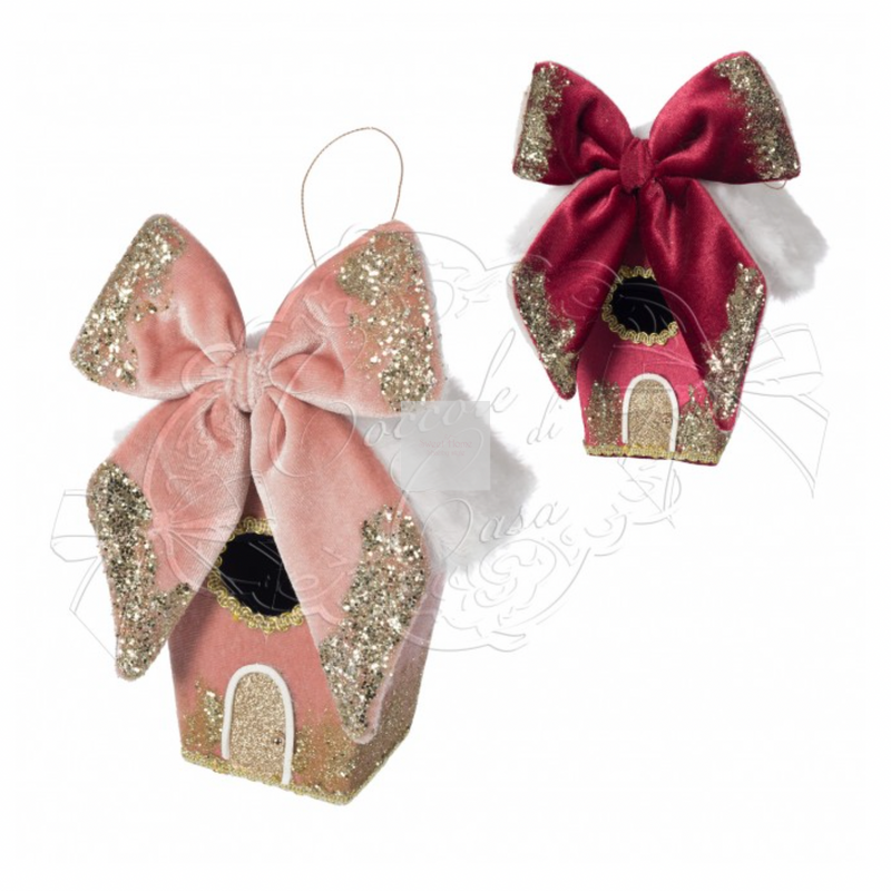 COCCOLE DI CASA Casetta Piccola In Velluto