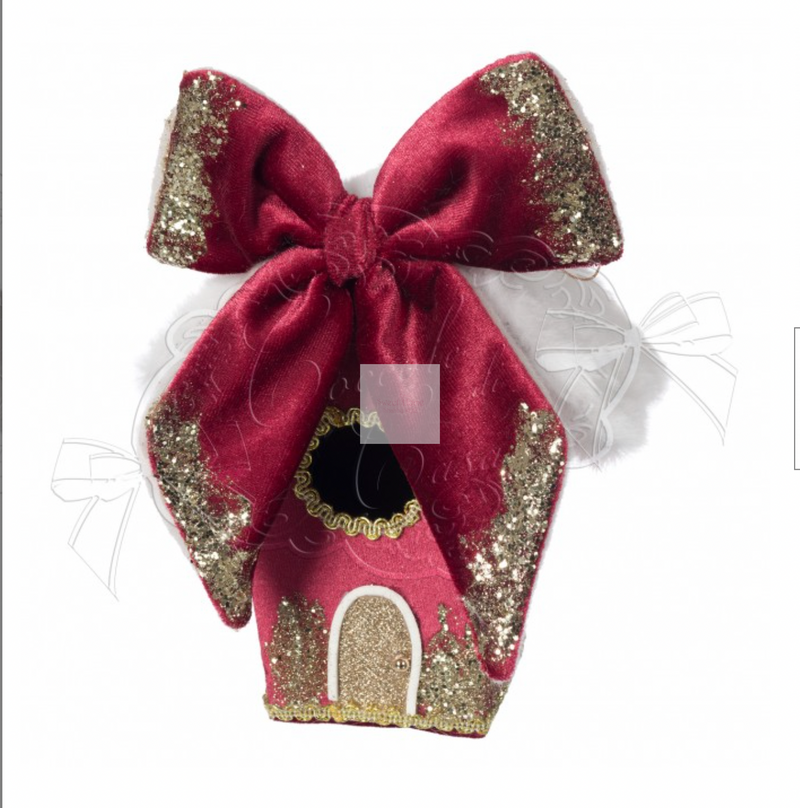 COCCOLE DI CASA Casetta Piccola In Velluto