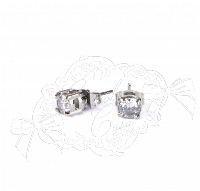 COCCOLE DI CASA Orecchini Punto Luce Argentati con Sacchetto