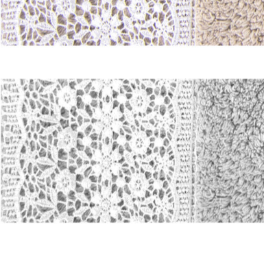 LOVELY SHABBY Tappeto Grigio Perla con Ricamo DENTELLE