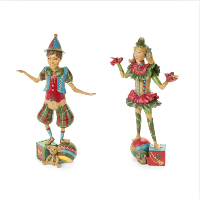 NUVOLE DI STOFFA Burattini "VINTAGE TOYS" in Resina