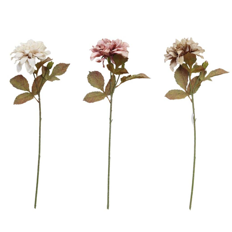 BLANC MARICLÒ Fiore Dalia Artificiale Assortito "GARDENA"