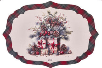 NUVOLE DI STOFFA Tovaglietta Natalizia in Vinile " COMING "