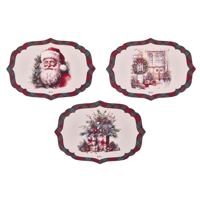 NUVOLE DI STOFFA Tovaglietta Natalizia in Vinile " COMING "