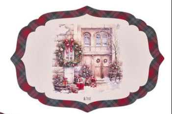 NUVOLE DI STOFFA Tovaglietta Natalizia in Vinile " COMING "