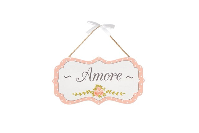 NUVOLE DI STOFFA Targhette Decorative Margaret con Scritta