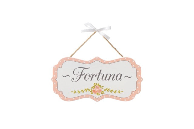 NUVOLE DI STOFFA Targhette Decorative Margaret con Scritta