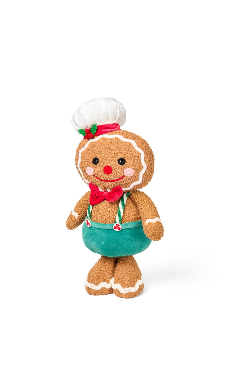 NUVOLE DI STOFFA Omino Pan Di Zenzero Natalizio 46 Cm
