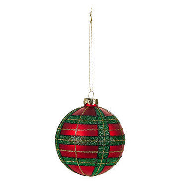 NUVOLE DI STOFFA Set da 4 Palline di Natale in Scatola