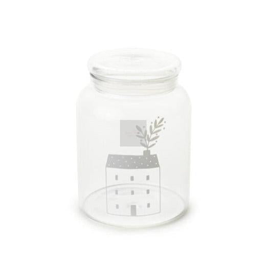 NUVOLE DI STOFFA Barattolo In Vetro Borosilicato Con Casetta