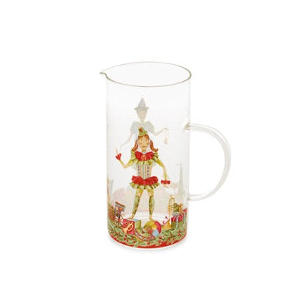 NUVOLE DI STOFFA Brocca in Vetro Borosilicato "VINTAGE TOYS" 1200 ml