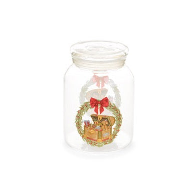 NUVOLE DI STOFFA Barattolo in Vetro Boro "VINTAGE TOYS" 1300 ML