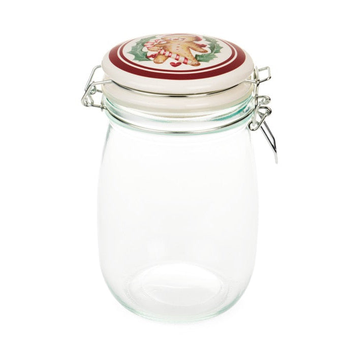 NUVOLE DI STOFFA Barattolo In Vetro “DELICIOUS CHRISTMAS” 1000 Ml