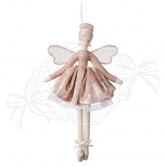 COCCOLE DI CASA Bambola Ballerina "ALICE" in Tessuto