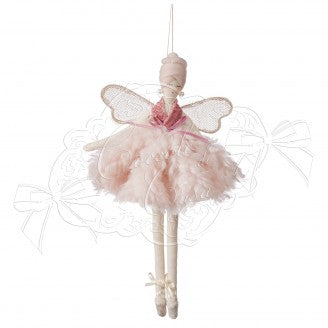 COCCOLE DI CASA Bambola Ballerina "LAILA" in Tessuto