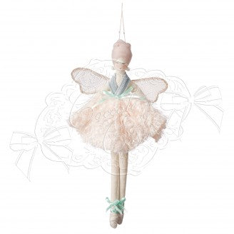 COCCOLE DI CASA Bambola Ballerina "LAILA" in Tessuto