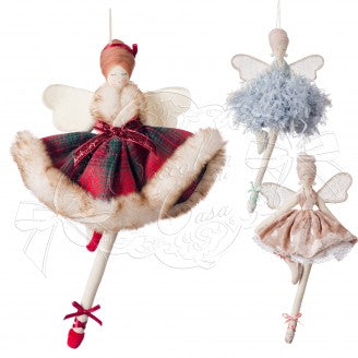 COCCOLE DI CASA Bambola Ballerina "MATILDHE" in Tessuto