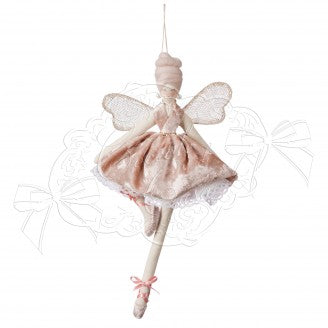 COCCOLE DI CASA Bambola Ballerina "MATILDHE" in Tessuto