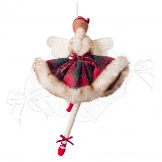 COCCOLE DI CASA Bambola Ballerina "MATILDHE" in Tessuto