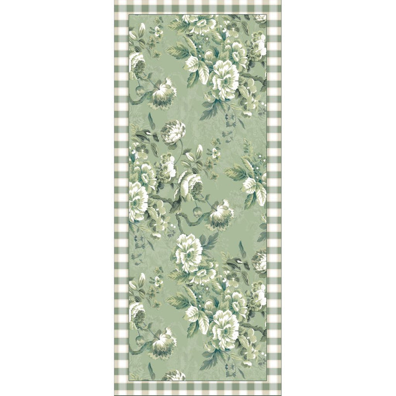 BLANC MARICLÒ Tappeto in Vinile con Stampa Floreale "L'ERBORISTA"