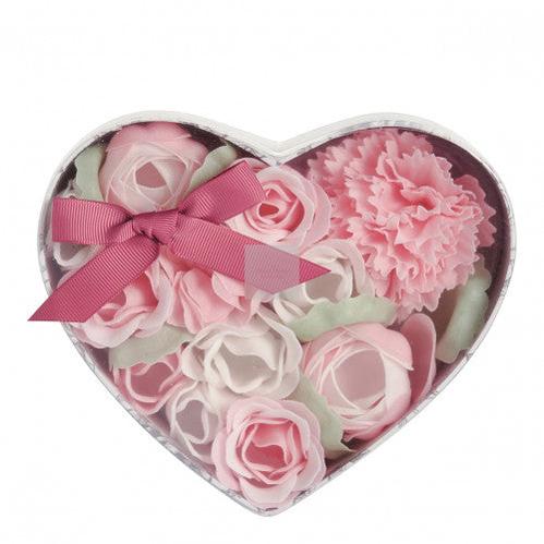MATHILDE M. Scatola A Cuore Bouquet Parterre Di Fiori Di Sapone Profumati