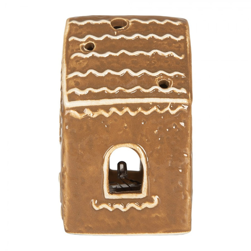 CLAYRE & EEF Casetta Pan di Zenzero in Ceramica con Led