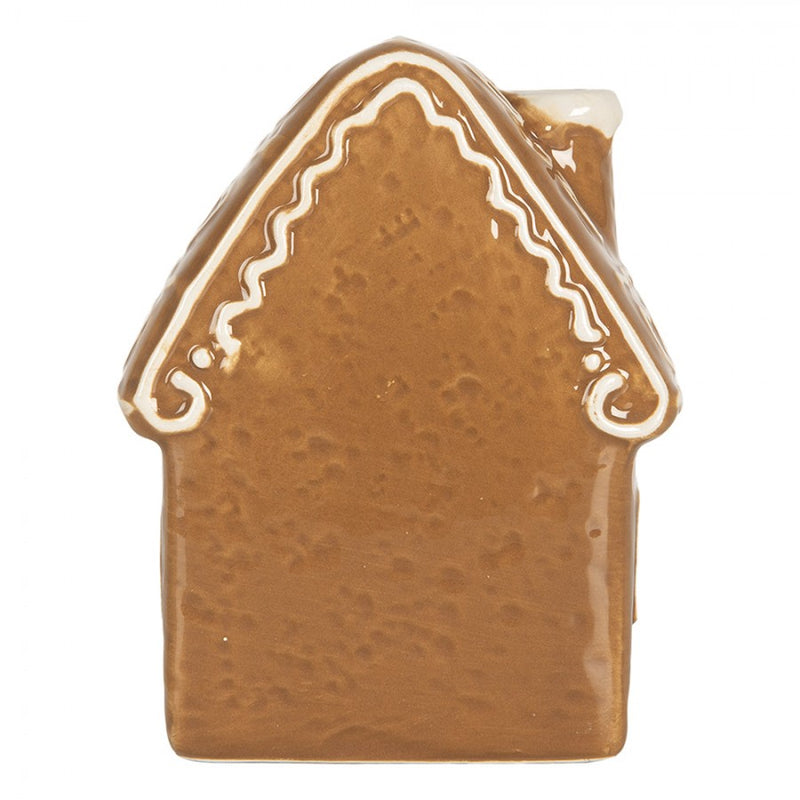 CLAYRE & EEF Casetta Pan di Zenzero in Ceramica con Led