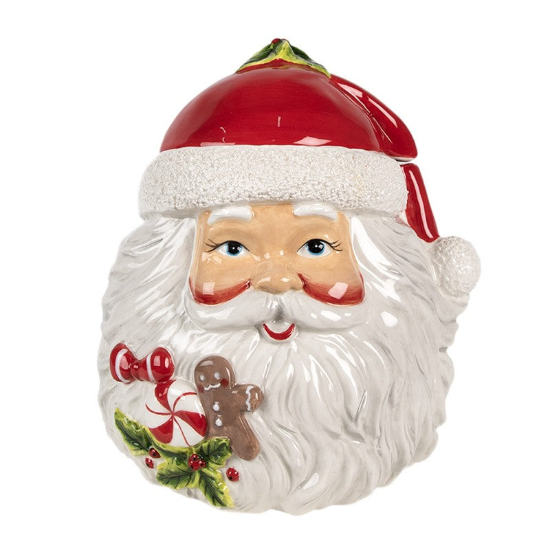 CLAYRE & EEF Barattolo Babbo natale in Ceramica
