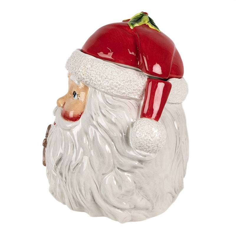 CLAYRE & EEF Barattolo Babbo natale in Ceramica