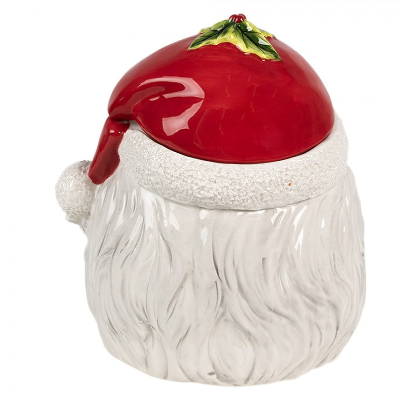 CLAYRE & EEF Barattolo Babbo natale in Ceramica