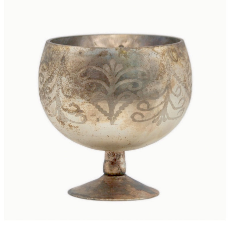 BLANC MARICLÒ Porta Cioccolatini Dorato Anticato in Vetro