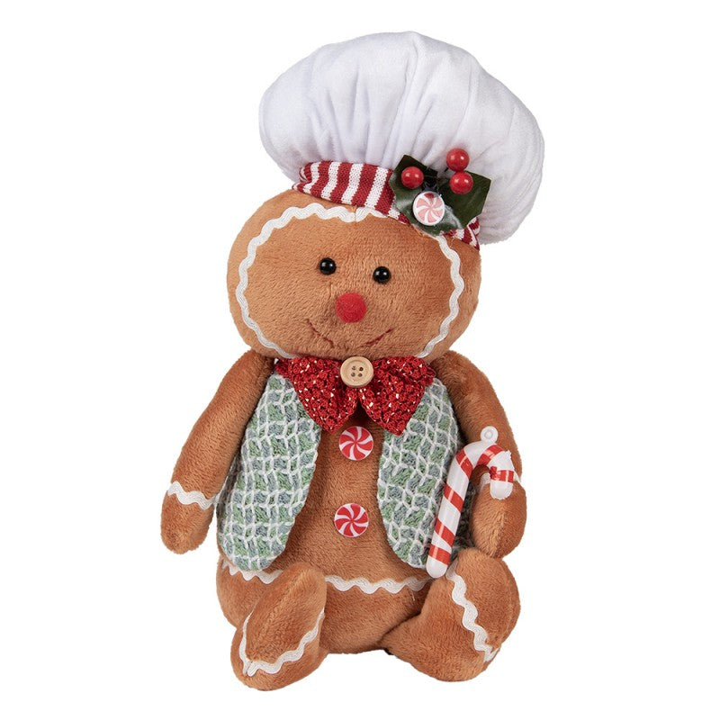 CLAYRE & EEF Peluche Pan di Zenzero con Cappello Chef