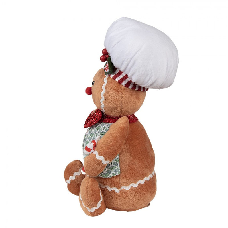 CLAYRE & EEF Peluche Pan di Zenzero con Cappello Chef
