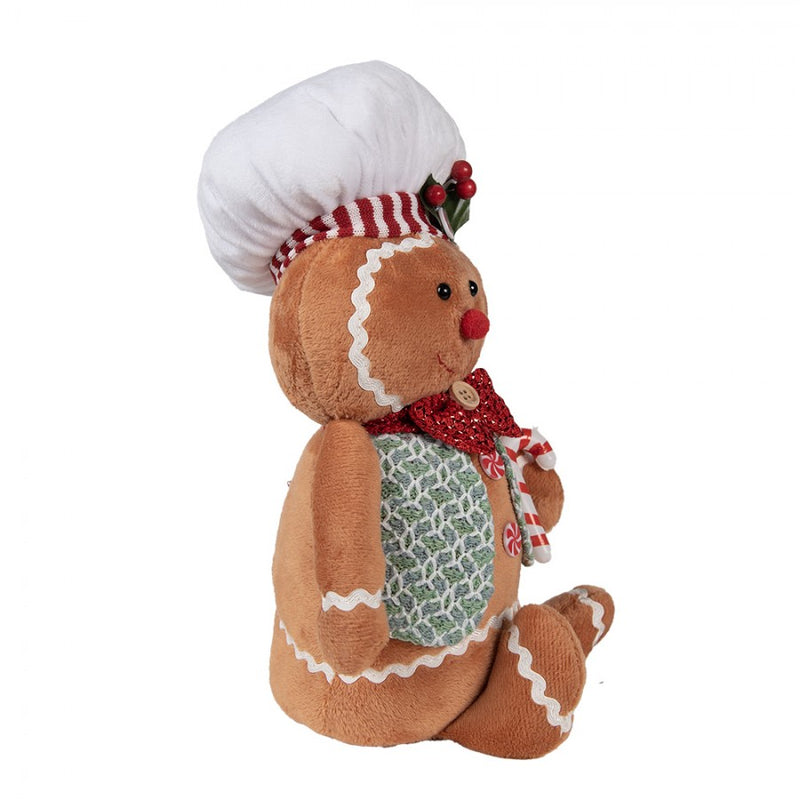 CLAYRE & EEF Peluche Pan di Zenzero con Cappello Chef