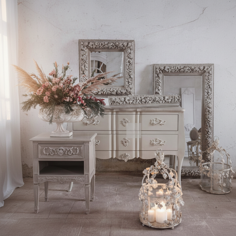 BLANC MARICLÒ  Comodino in Legno "MARCELLA COLLECTION"