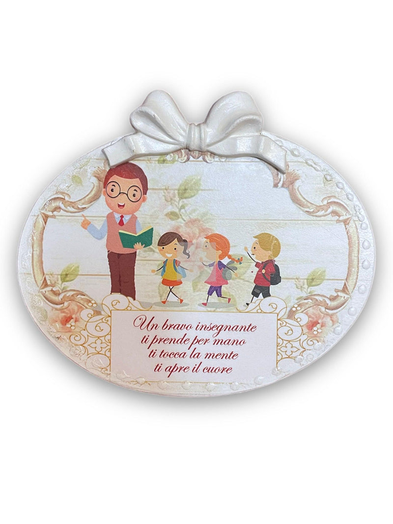 Quadretto insegnante in legno