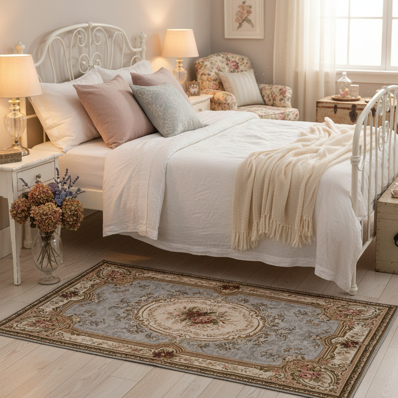 BLANC MARICLÒ Tappeto in Cotone "ELEGANT" Grigio