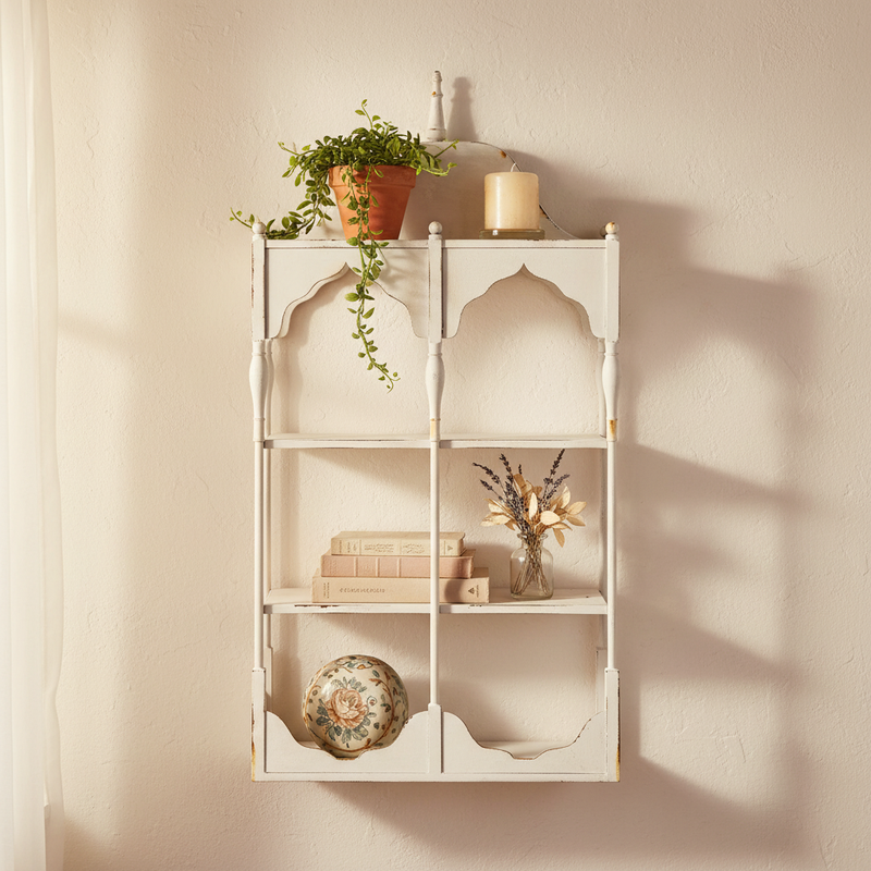 BLANC MARICLÒ Etagere da Parete in Metallo "LEONOR COLLECTION"
