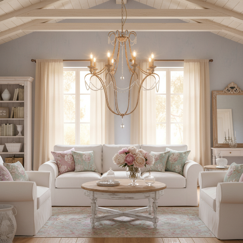 BLANC MARICLÒ Lampadario 6 Luci in Metallo