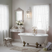 Lanterna elettrificata Blanc Mariclò su veranda esterna, stile provenzale romantico
Blanc Mariclò – Sweet Home Shabby Style
Ambientazione esterni, luce accesa