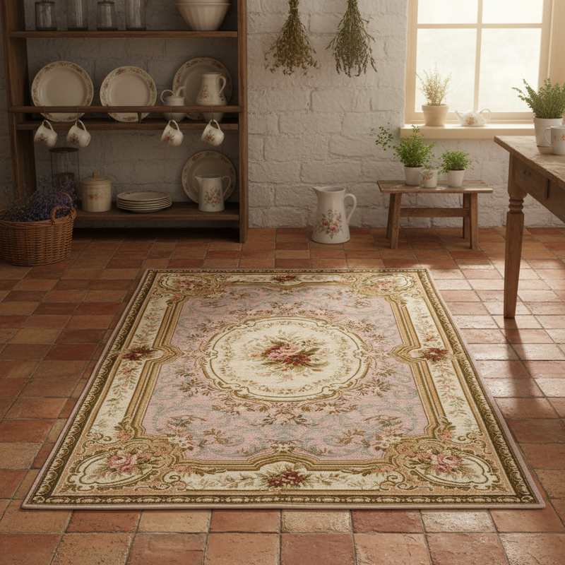BLANC MARICLÒ Tappeto in Cotone "ELEGANT" Sabbia 85x150 cm