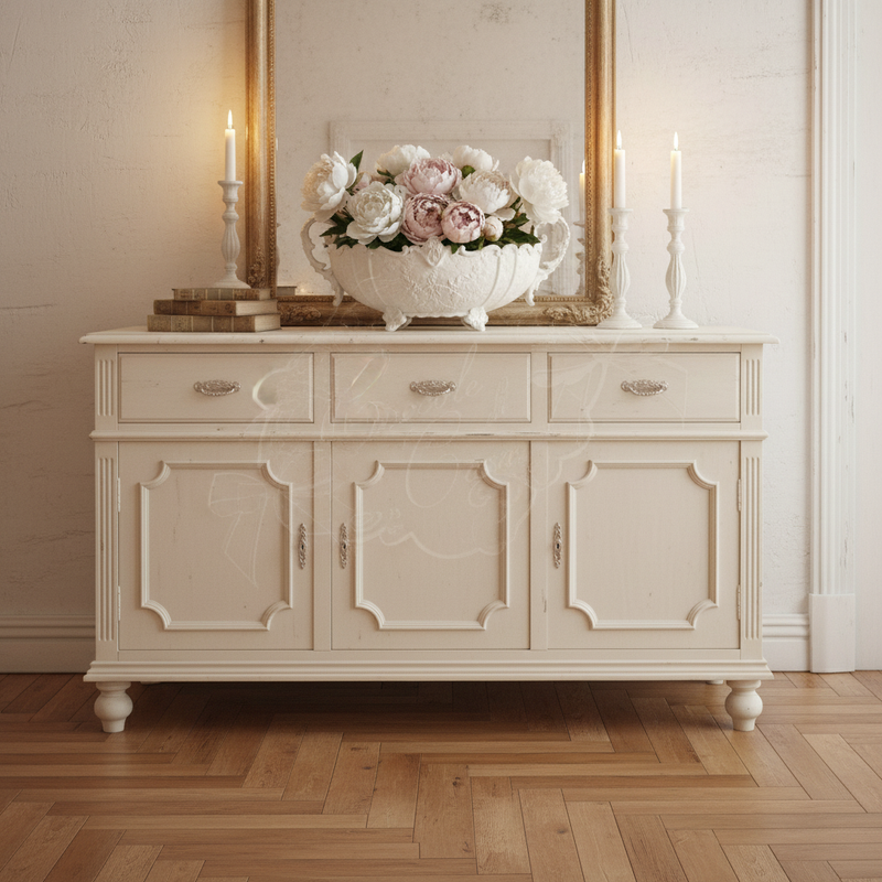 COCCOLE DI CASA Centrotavola "NIVES" Bianco