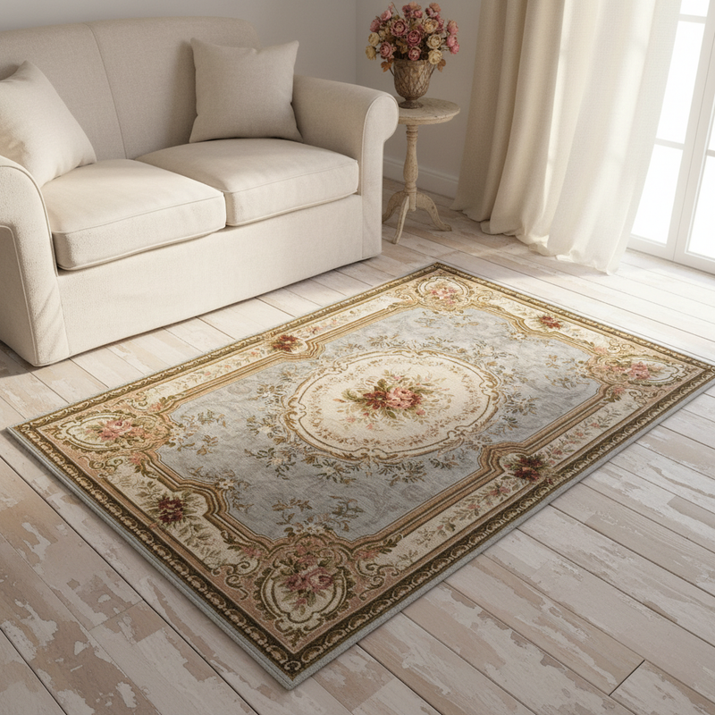 BLANC MARICLÒ Tappeto in Cotone "ELEGANT" Grigio