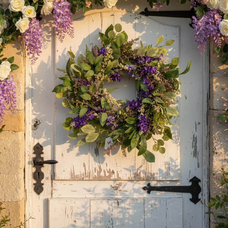 FIORI DI LENA Ghirlanda Piccola con Lavanda 50cm
