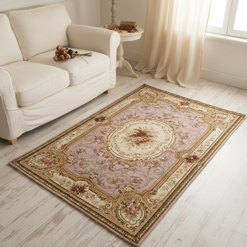 BLANC MARICLÒ Tappeto in Cotone "ELEGANT" Sabbia 85x150 cm