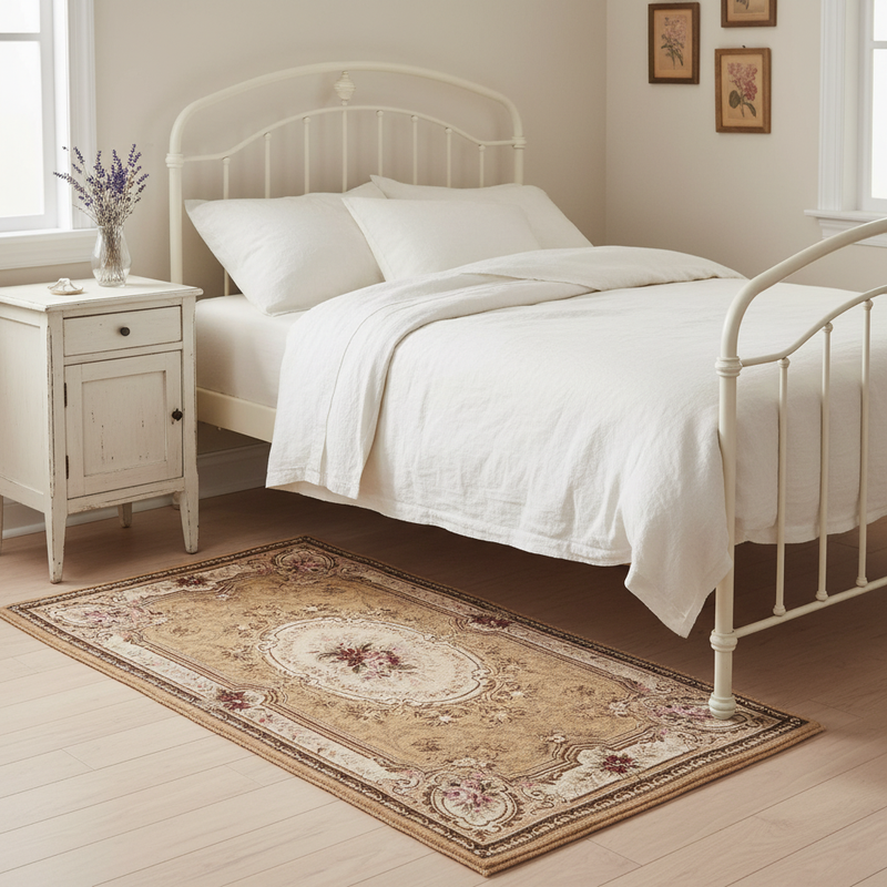 BLANC MARICLÒ Tappeto in Cotone "ELEGANT" Beige