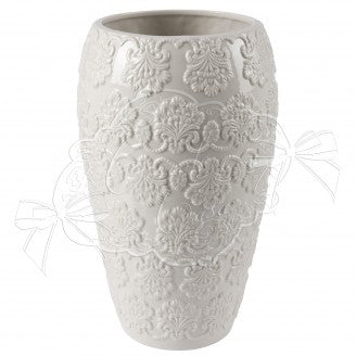 Coccole Di Casa Vaso In Ceramica 19.5x37 Cm-Linea Daphne